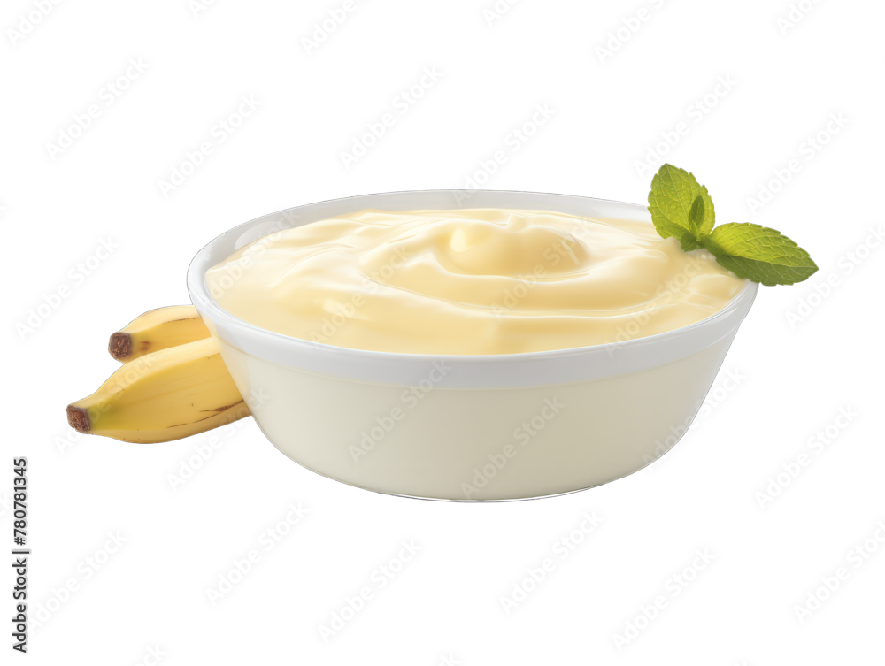 Chilled Banana Custard