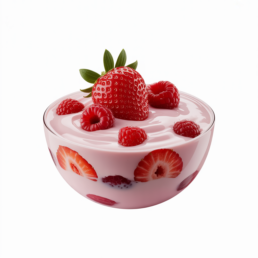 Yogurt Red Fruits Flavoured Pudding