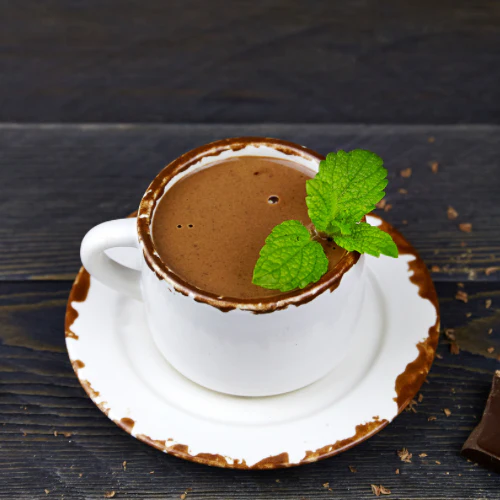 Mint Hot Chocolate Drink