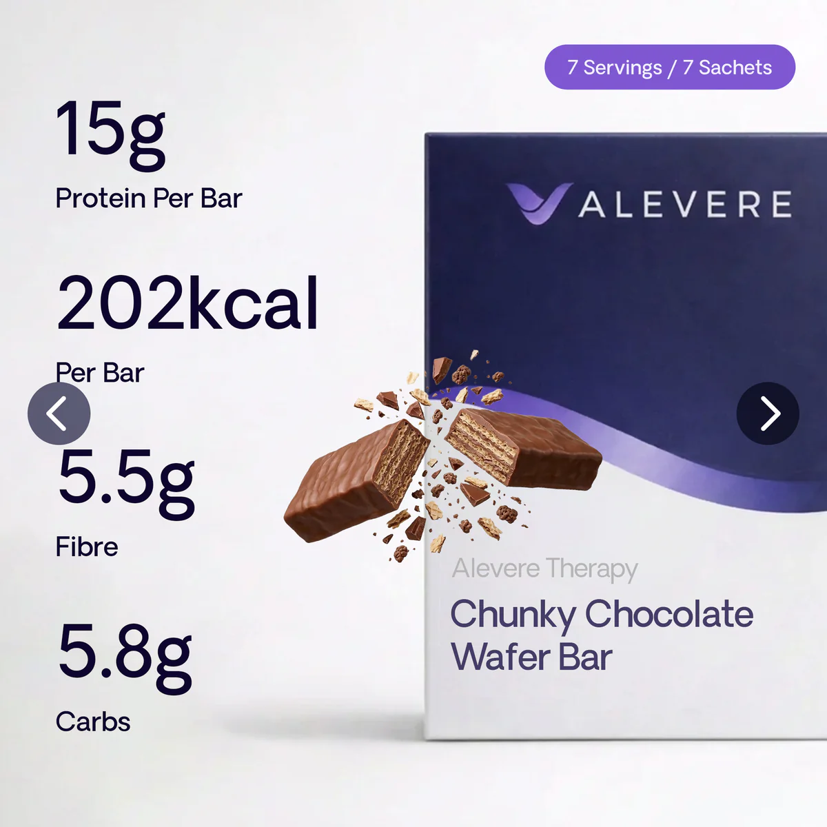 Chunky Chocolate Wafer Bar