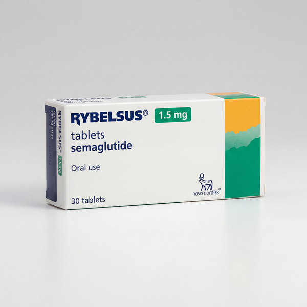 Rybelsus 1.5mg oral semaglutide tablets — UK licensed packaging